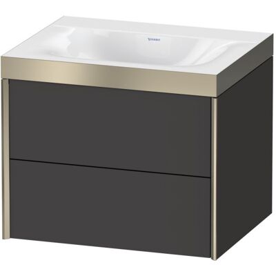 Duravit Xviu Wandmontiertes Set - Graphit Supermatt Duravit Xviu Wandmontiertes Set - Graphit Supermatt