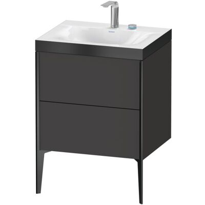 Duravit Modell XV4709EB280P Bodenstehende Waschtisch-Set Graphit Supermatt Duravit Modell XV4709EB280P Bodenstehende Waschtisch-Set Graphit Supermatt