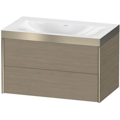 Duravit Eiche Terra Modell XViu Wand-Set - Badmöbel Duravit Eiche Terra Modell XViu Wand-Set - Badmöbel