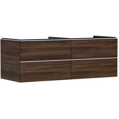 Hansgrohe Xelu Q Waschtischunterschrank - 4 Schubladen, Nussbaum Dunkel Hansgrohe Xelu Q Waschtischunterschrank - 4 Schubladen, Nussbaum Dunkel