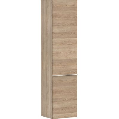 Hansgrohe Xelu Q Hochschrank 54141700 370x400x1650mm, Türanschlag rechts, Eiche Natur, mattweiß Hansgrohe Xelu Q Hochschrank 54141700 370x400x1650mm, Türanschlag rechts, Eiche Natur, mattweiß