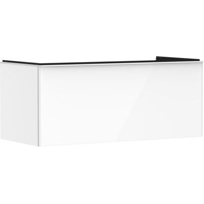 Hansgrohe Xelu Q Waschtischunterschrank - Weiß Hochglanz, 1180x550, 1 Schublade - Badmöbel Hansgrohe Xelu Q Waschtischunterschrank - Weiß Hochglanz, 1180x550, 1 Schublade - Badmöbel