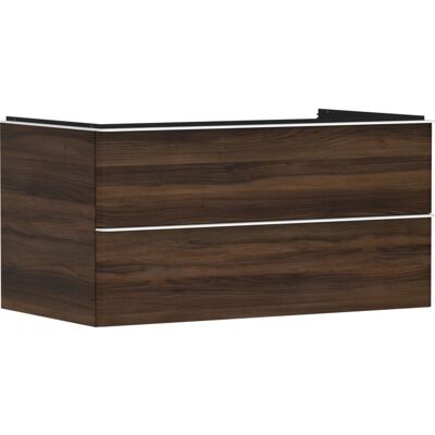 Hansgrohe Xelu Q Waschtischunterschrank - Nussbaum Dunkel / Mattweiß - 980x485 mm - Badezimmer Hansgrohe Xelu Q Waschtischunterschrank - Nussbaum Dunkel / Mattweiß - 980x485 mm - Badezimmer