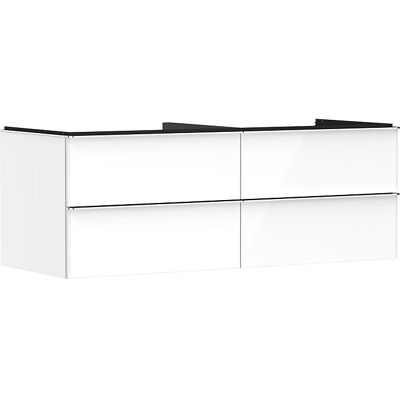 Hansgrohe Xelu Q Wand-Waschtischunterschrank - 4 Schubladen, 1360x550mm Hansgrohe Xelu Q Wand-Waschtischunterschrank - 4 Schubladen, 1360x550mm