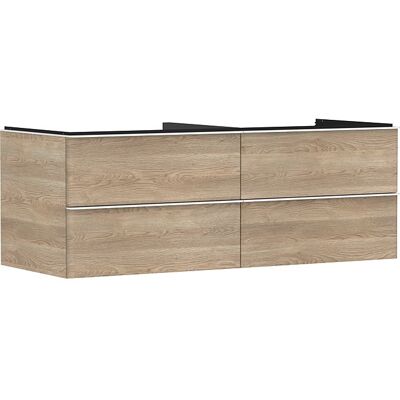 Hansgrohe Xelu Q Wandmontage Waschtischunterschrank - 4 Schubladen, 1360mm Hansgrohe Xelu Q Wandmontage Waschtischunterschrank - 4 Schubladen, 1360mm