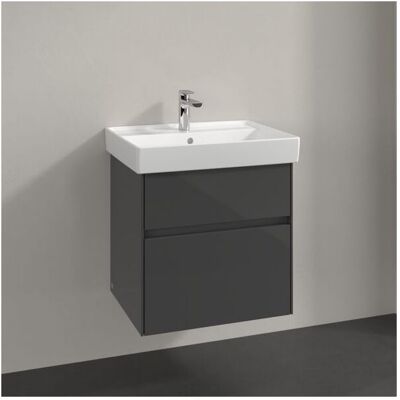 Villeroy & Boch Collaro Badezimmerschrank - 2 Schubladen - Grau Villeroy & Boch Collaro Badezimmerschrank - 2 Schubladen - Grau