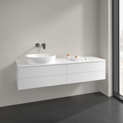 Villeroy & Boch Antao Waschtischunterschrank - 160x36x50cm - Lack, weiß matt Villeroy & Boch Antao Waschtischunterschrank - 160x36x50cm - Lack, weiß matt