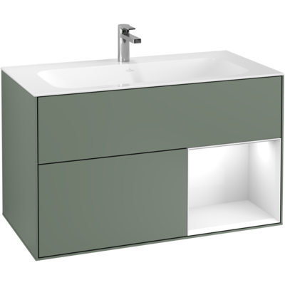 Villeroy & Boch Finion Waschtischunterschrank - Olive Matt Lacquer Villeroy & Boch Finion Waschtischunterschrank - Olive Matt Lacquer