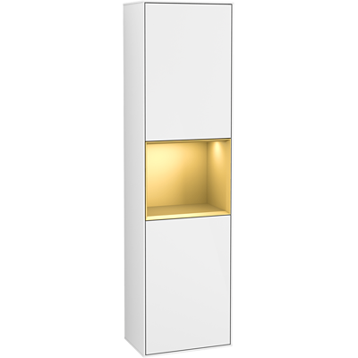 Villeroy & Boch Finion - Hochschrank, 418x1516x270mm, Weiß, LED Villeroy & Boch Finion - Hochschrank, 418x1516x270mm, Weiß, LED
