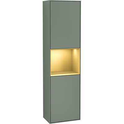 Villeroy & Boch Finion Hochschrank - Olive Matt / Gold Matt Villeroy & Boch Finion Hochschrank - Olive Matt / Gold Matt