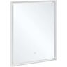 Villeroy und Boch Subway 3.0 Spiegel A4636500 Aluminiumrahmen, 65 x 75 x 4,75 cm, weiß matt