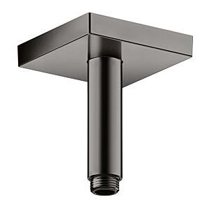 Hansgrohe Deckenanschluss 26437330 100 mm, polished black chrome, eckig