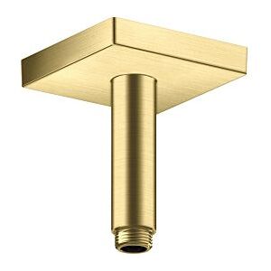 Hansgrohe Deckenanschluss 26437950 100 mm, brushed brass, eckig