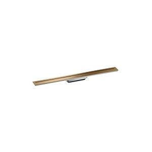 Hansgrohe Drain Duschrinne 42521140 800mm, Fertigset, frei im Raum, brushed bronze