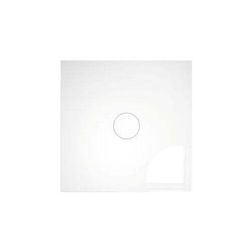 Bette BetteAir Duschfliese 7351-096T2 1000 x 900 mm, Carneol, Rechteck, glasierter Titan-Stahl, mit Minimum-Täger