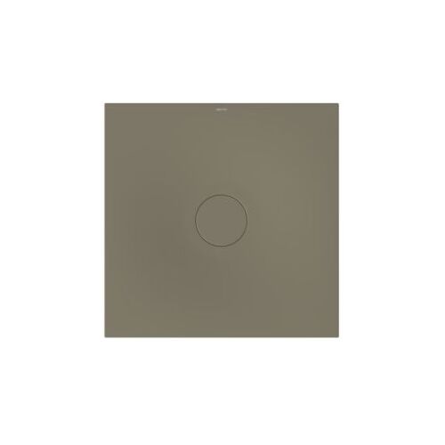 Bette BetteAir Duschfliese 7350-404AE,T2 900 x 900 mm, graphite, Rechteck, glasierter Titan-Stahl, mit Minimum-Täger