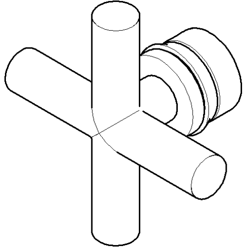 Dornbracht Griff komplett TARA.-892 04208901000-49 cyprum