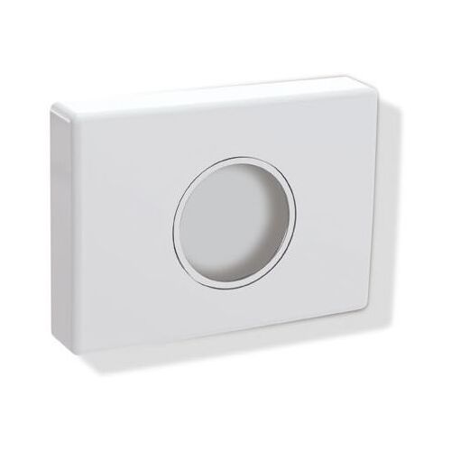 Hewi Hygienebeutel-Spender 800.06.7509184 Grundkörper signalweiß, Ring umbra, 143x103x27mm