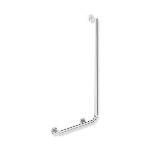 Hewi System 900 Winkelgriff 900.22.13840 Edelstahl verchromt, 1000 x 500 mm, Ausführung links
