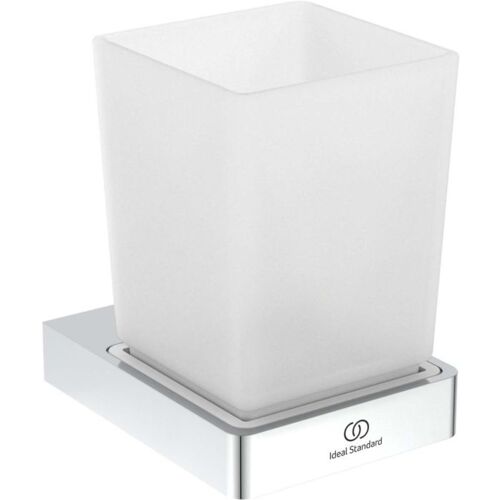 Ideal Standard Mundglas T4504AA matt, eckig, chrom
