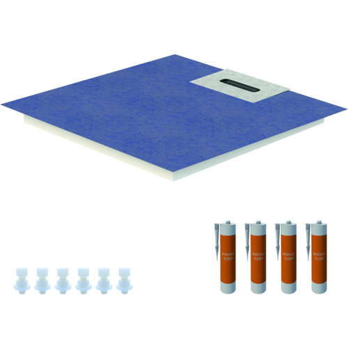 Schedel Line Flow Duschelement LI2KF601212 120 x 120 cm, einseitiges Gefälle