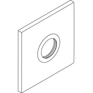 Hansgrohe Vierkantrosette Axor Citterio 96749000 Brausenmischer Unterputz chrom Hansgrohe Vierkantrosette Axor Citterio 96749000 Brausenmischer Unterputz chrom