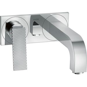 Hansgrohe Citterio Wandmontage-Armatur - Diamantschnitt, 220mm Ausladung - Chrom Hansgrohe Citterio Wandmontage-Armatur - Diamantschnitt, 220mm Ausladung - Chrom