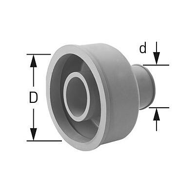 ASW Stedo Unitas - Spülrohrmanschette - Ø 48 mm, Rohre 28-30 mm ASW Stedo Unitas - Spülrohrmanschette - Ø 48 mm, Rohre 28-30 mm