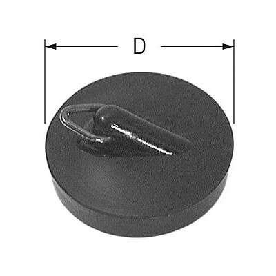 ASW Stedo Magnetventilkappe - Edelstahl - Schwarz ASW Stedo Magnetventilkappe - Edelstahl - Schwarz