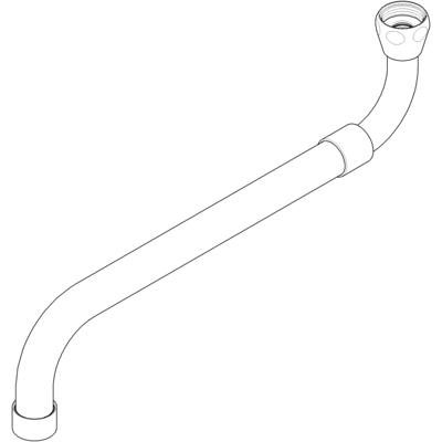 Dornbracht Modell 04282507535-06 - Wand-Auslauf aus gebürstetem Platin Dornbracht Modell 04282507535-06 - Wand-Auslauf aus gebürstetem Platin