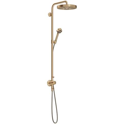 Hansgrohe AXOR One Duschsystem mit Thermostat und Duschkopf 280 48797140 Unterputz-Fertigmontageset, 1 Strahlart wassersparend , EcoSmart, 8 l/min, brushed bronze Hansgrohe AXOR One Duschsystem mit Thermostat und Duschkopf 280 48797140 Unterputz-Fertigmontageset, 1 Strahlart wassersparend , EcoSmart, 8 l/min, brushed bronze