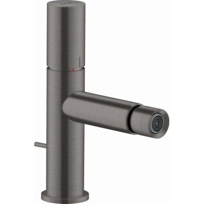 Hansgrohe Axor Uno Bidetmischer - 124mm Ausladung, Gebürstet Schwarz Chrome Hansgrohe Axor Uno Bidetmischer - 124mm Ausladung, Gebürstet Schwarz Chrome