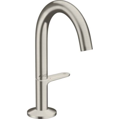 Hansgrohe AXOR One Mischbatterie - 122mm Ausladung - Edelstahl Optic Hansgrohe AXOR One Mischbatterie - 122mm Ausladung - Edelstahl Optic