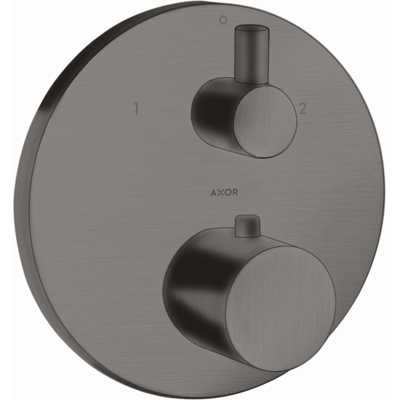 Hansgrohe AXOR Uno Thermostat Unterputz - 2 Verbraucher - Brushed Black Chrome Hansgrohe AXOR Uno Thermostat Unterputz - 2 Verbraucher - Brushed Black Chrome