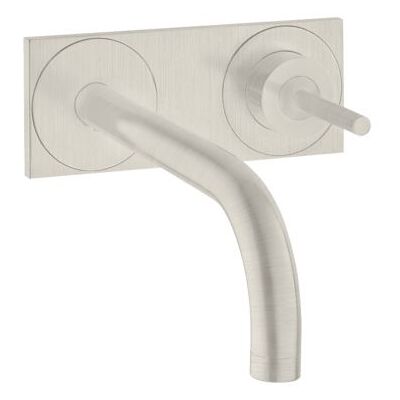 Hansgrohe Axor Uno - Wandmontierter 225mm Armaturset Edelstahl Hansgrohe Axor Uno - Wandmontierter 225mm Armaturset Edelstahl