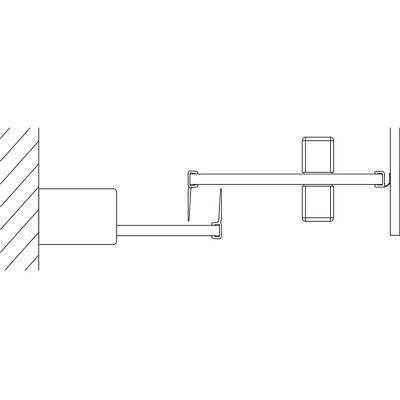 Kermi Nica Glasschiebtür - 2-teilige bodenfreie Duschtür mit Festfeld Kermi Nica Glasschiebtür - 2-teilige bodenfreie Duschtür mit Festfeld