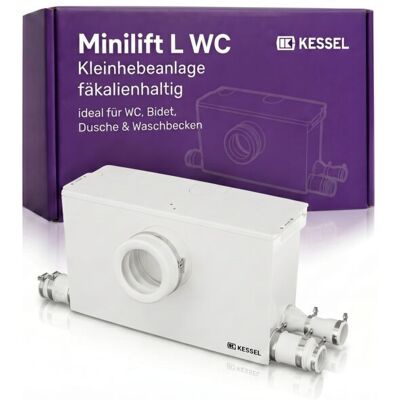 KESSEL Minilift L WC Kleinhebeanlage 28522 mit Schneidwerk für WC & Bad im Keller KESSEL Minilift L WC Kleinhebeanlage 28522 mit Schneidwerk für WC & Bad im Keller