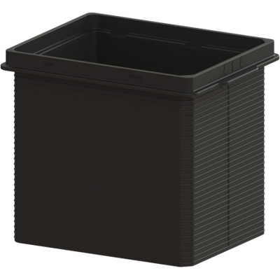 Kessel Verlängerungsstück 38670 Kunststoff, H = 183 mm schwarz Kessel Verlängerungsstück 38670 Kunststoff, H = 183 mm schwarz