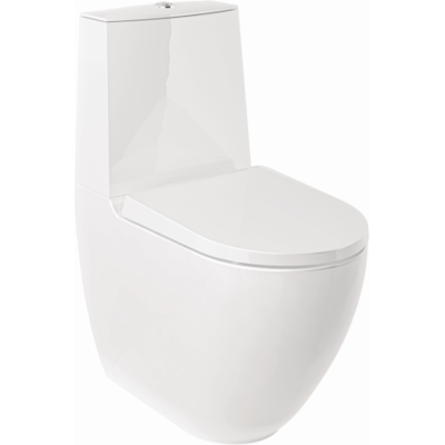 Kludi RESA D Spiralflush-Stand-WC 24WCB0543 64 cm, Universalförmiger Abfluss Weiß glänzend Kludi RESA D Spiralflush-Stand-WC 24WCB0543 64 cm, Universalförmiger Abfluss Weiß glänzend