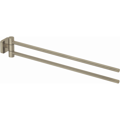 Kludi VELA S Doppel-Handtuchstange - 440mm Edelstahl gebürstet Nickel Kludi VELA S Doppel-Handtuchstange - 440mm Edelstahl gebürstet Nickel