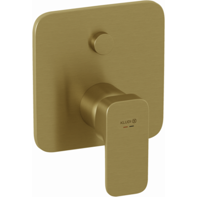 Kludi RENON Wandmontage-Badewannenmischer - Einhebel, Brushed Gold - Dusche & Wanne Kludi RENON Wandmontage-Badewannenmischer - Einhebel, Brushed Gold - Dusche & Wanne