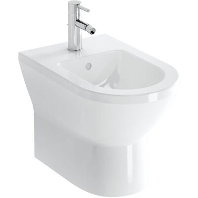 VitrA Integra Stand-Bidet - Überlauf, 1 Hahnloch, Weiß VitrA Integra Stand-Bidet - Überlauf, 1 Hahnloch, Weiß