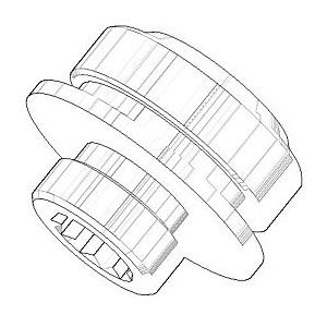 Dornbracht SCHR-N.M22 x 1-A*M14 x 1-A KU 092403020-00 50x35x20_chrom