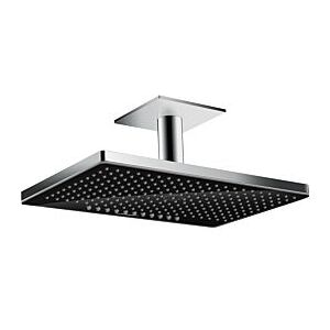 Hansgrohe Rainmaker Select 460 Kopfbrause 24004600 schwarz/chrom, 2jet, mit Deckenanschluss 100 mm