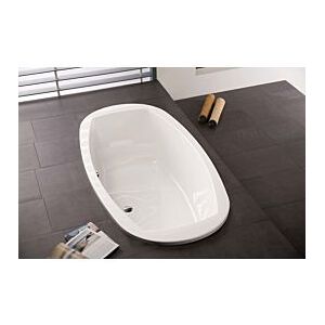 Hoesch Largo Oval Badewanne 3695.010 200x100cm, weiss, Einbauversion