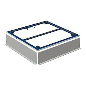 Geberit Setaplano Installationsrahmen 154460001 bis 100cm, für 4 Füße, 80 x 80 x 3 cm