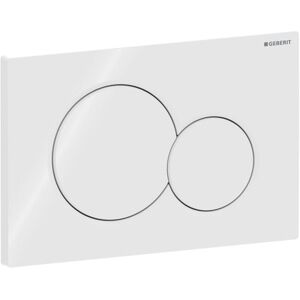 Geberit Sigma 01 Round Betätigungsplatte 115770115 weiss, für 2-Mengen-Spülung
