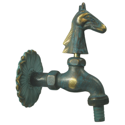 AquaCraft Nostalgie Auslaufventil Pferdekopf 1001000117 Messing Gartenhahn AquaCraft Nostalgie Auslaufventil Pferdekopf 1001000117 Messing Gartenhahn