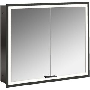 emco LED-Lichtspiegelschrank prime Facelift Unterputz, 800 mm, 2-türig, IP 20, schwarz Rückwand vers 949713572 emco LED-Lichtspiegelschrank prime Facelift Unterputz, 800 mm, 2-türig, IP 20, schwarz Rückwand vers 949713572