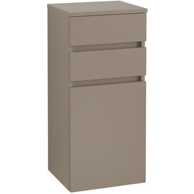 Villeroy & Boch Legato Seitenschrank - Truffle Grey - 400x870x350mm Villeroy & Boch Legato Seitenschrank - Truffle Grey - 400x870x350mm